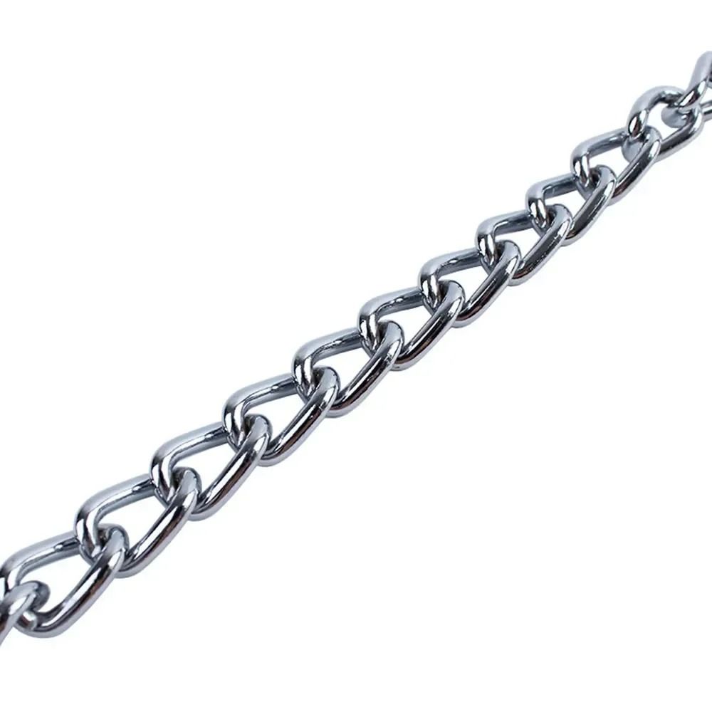 Stainless Steel Dog Training Choke Collar Adjustable Snake Chain Collar For Bulldogs And Large Dogs 2