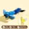 Interactive Cat Plush Toy With Bird Sound And Elastic Rope For Boredom Relief 1