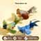 Interactive Cat Plush Toy With Bird Sound And Elastic Rope For Boredom Relief 5