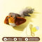 Interactive Cat Plush Toy With Bird Sound And Elastic Rope For Boredom Relief 3