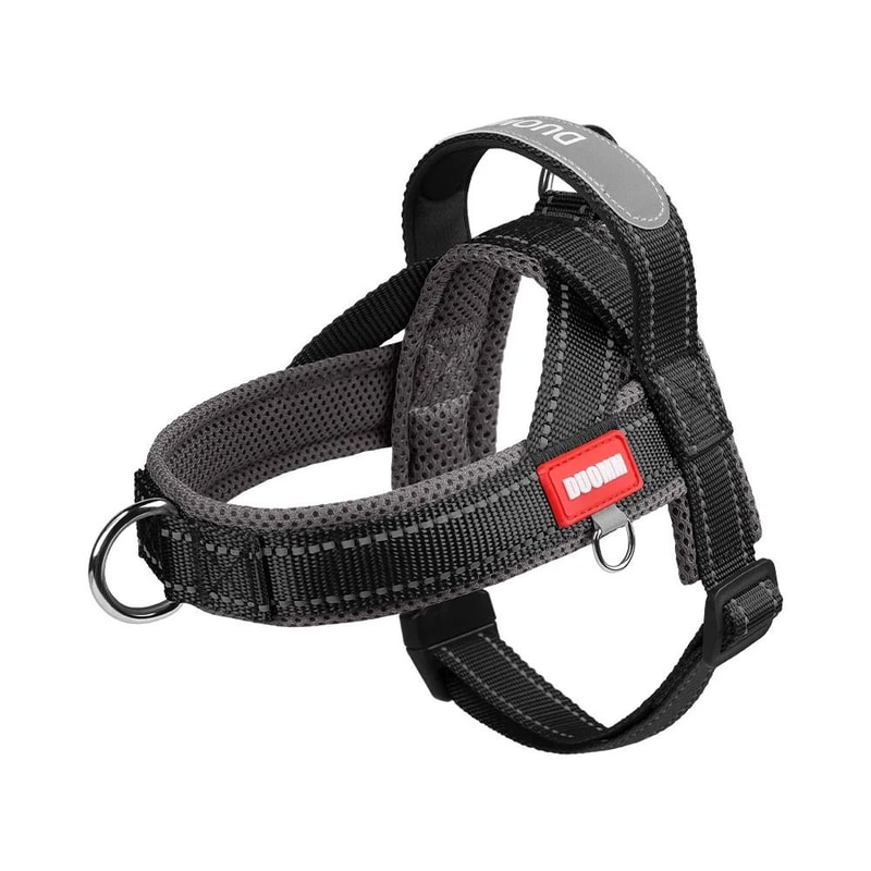 Reflective Dog Chest Harness Nylon Outdoor Walking Harness With Handle For Dogs 3