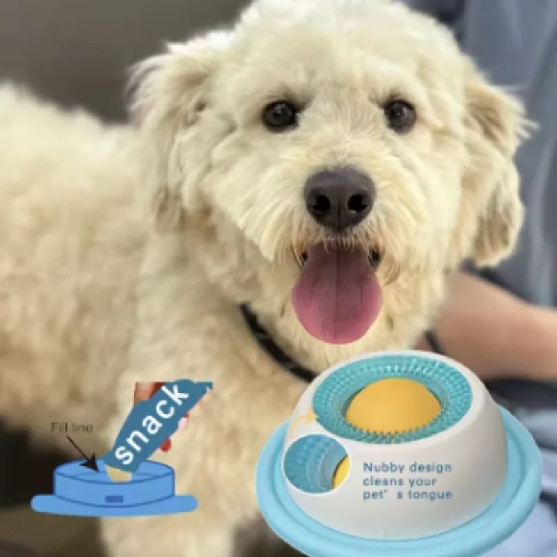 Interactive Pet Lick Mat Slow Feeder Dental Care Snack Plate For Dogs And Cats 3
