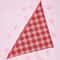 Valentines Day Dog Bandana Heart Print Triangle Pet Scarf For Dogs And Cats 3