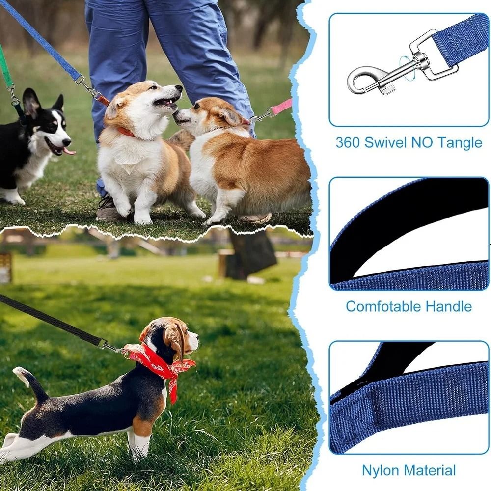 Extended Long Dog Leash Nylon Outdoor Training Rope For Puppies And Large Dogs 10