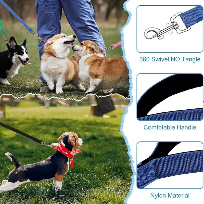 Extended Long Dog Leash Nylon Outdoor Training Rope For Puppies And Large Dogs 10