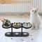 Elevated Cat Food Bowl With Stainless Steel Dish And Wooden Support Stand 5