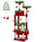 Large Cat Tree Tower With Scratching Posts Hammock Condos And Padded Perches 5
