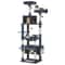 Large Cat Tree Tower With Scratching Posts Hammock Condos And Padded Perches 2