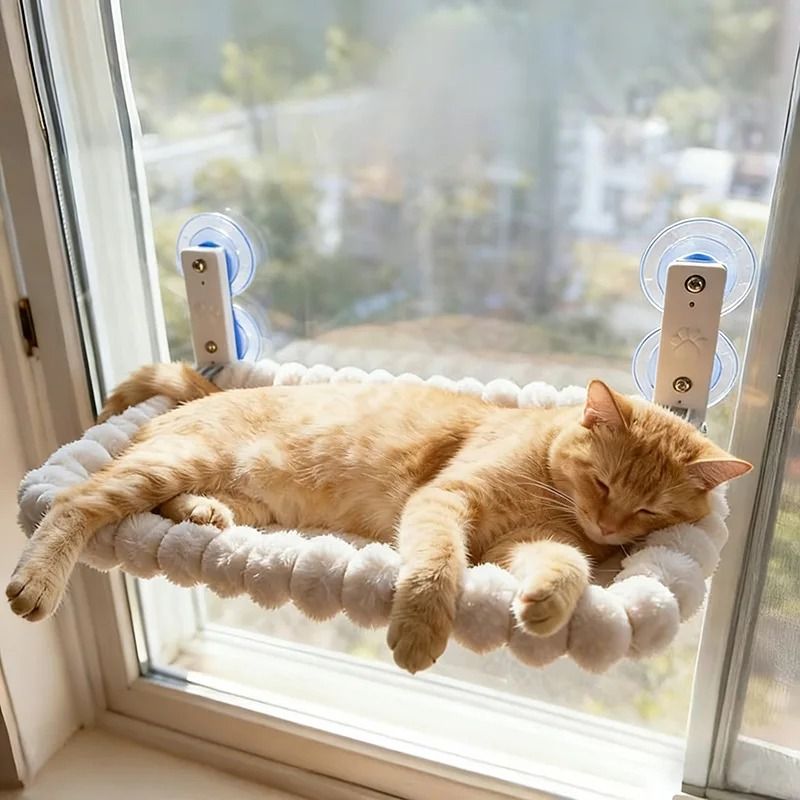 Cozy Cat Window Hammock With Strong Suction Cups Indoor Cat Perch Bed 3