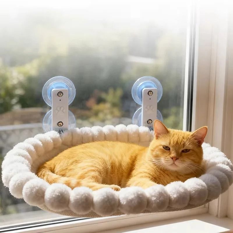 Cozy Cat Window Hammock With Strong Suction Cups Indoor Cat Perch Bed 4