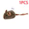 Interactive Mouse Plush Cat Toy Squeaky Bite Resistant Kitten Chew Toy 1