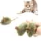 Interactive Mouse Plush Cat Toy Squeaky Bite Resistant Kitten Chew Toy 9