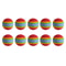10PCS Colorful Interactive Cat Toy Balls Lightweight Foam Rattle Balls For Cats 4