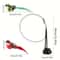 Interactive Bird Cat Teaser Wand Hands Free Suction Cup Cat Toy Set With Bells 4