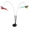 Interactive Bird Cat Teaser Wand Hands Free Suction Cup Cat Toy Set With Bells 5