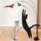 Interactive Bird Cat Teaser Wand Hands Free Suction Cup Cat Toy Set With Bells 6