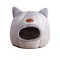 Cozy Winter Cat Cave Bed Deep Sleep Pet Nest House For Cats And Small Dogs 2