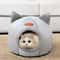 Cozy Winter Cat Cave Bed Deep Sleep Pet Nest House For Cats And Small Dogs 3