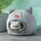 Cozy Winter Cat Cave Bed Deep Sleep Pet Nest House For Cats And Small Dogs 4