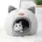 Cozy Winter Cat Cave Bed Deep Sleep Pet Nest House For Cats And Small Dogs 6