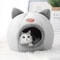 Cozy Winter Cat Cave Bed Deep Sleep Pet Nest House For Cats And Small Dogs 6