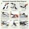 Adjustable Desk Cat Hammock Bed Plush Office Table Pet Perch With Clamp Support 3