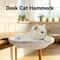 Adjustable Desk Cat Hammock Bed Plush Office Table Pet Perch With Clamp Support 8
