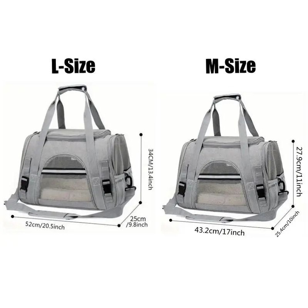Soft Sided Pet Carrier For Large Cats Portable Travel Carrier For Cats And Small Dogs 2