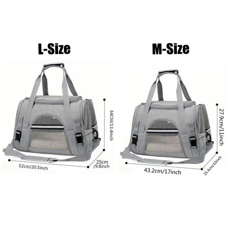 Soft Sided Pet Carrier For Large Cats Portable Travel Carrier For Cats And Small Dogs 2