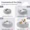 Soft Plush Donut Pet Bed Calming Faux Fur Sleeping Bed For Cats And Small Dogs 7