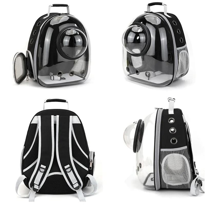 Transparent Cat Carrier Backpack Breathable Bubble Travel Backpack For Cats And Small Pets 3