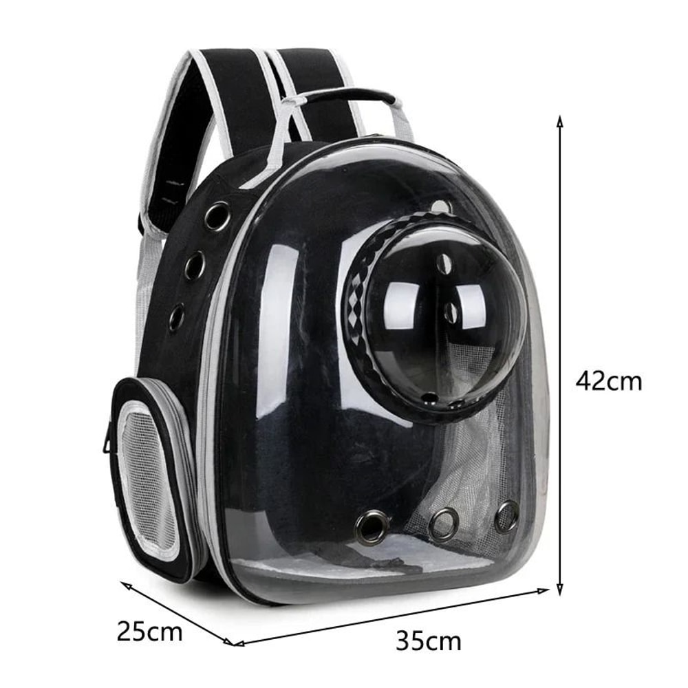 Transparent Cat Carrier Backpack Breathable Bubble Travel Backpack For Cats And Small Pets 5