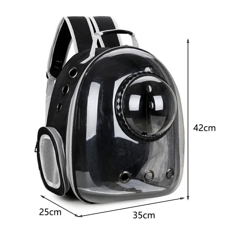 Transparent Cat Carrier Backpack Breathable Bubble Travel Backpack For Cats And Small Pets 5