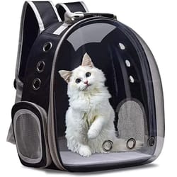 transparent cat carrier backpack breathable bubble travel backpack for cats and small pets