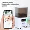 5L Smart Automatic Cat Feeder With Camera Double Bowls And Voice Recorder 0
