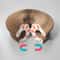PurrFold Interactive Cat Scratcher Toy For Indoor Cats With Bell And Catnip 3