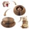 PurrFold Interactive Cat Scratcher Toy For Indoor Cats With Bell And Catnip 5