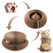 PurrFold Interactive Cat Scratcher Toy For Indoor Cats With Bell And Catnip 5