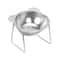 ComfortLift Elevated Cat Bowl Stainless Steel Tilted Pet Feeding Bowl For Cats And Puppies 1