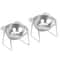 ComfortLift Elevated Cat Bowl Stainless Steel Tilted Pet Feeding Bowl For Cats And Puppies 2