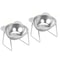 ComfortLift Elevated Cat Bowl Stainless Steel Tilted Pet Feeding Bowl For Cats And Puppies 2