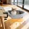 SpaceNest Cat Desk Hammock Foldable Semi Circular Cat Perch For Home Office Cats 7