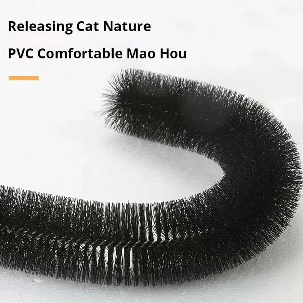 PurrSpa Cat Grooming Arch Interactive Self Groomer With Scratching Pad And Massage Brush 3
