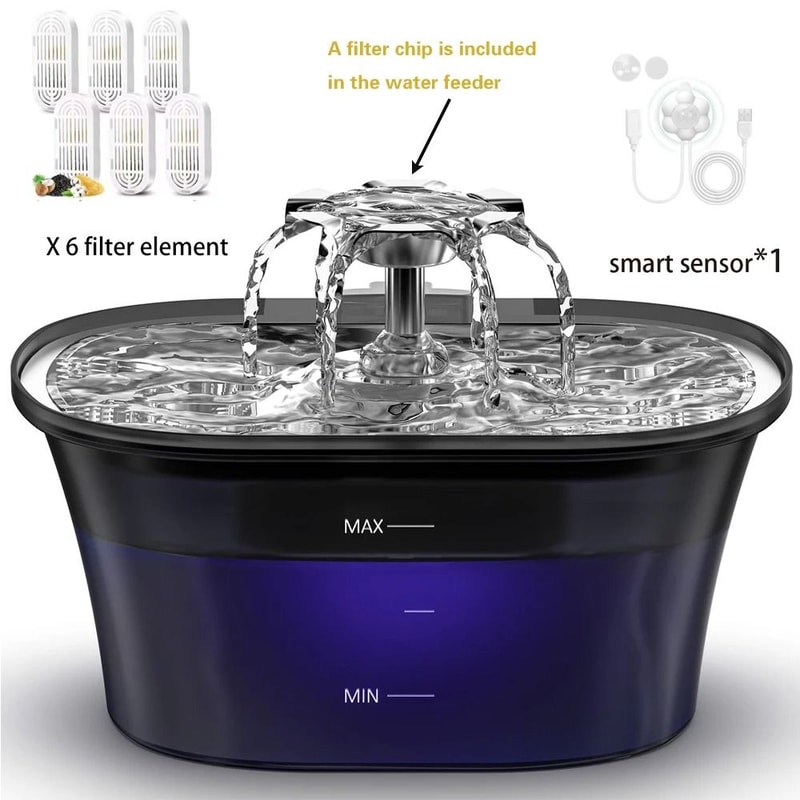 PureFlow Pet Water Fountain 25L USB Automatic Drinking Fountain For Cats And Dogs 5
