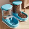 FreshFlow Automatic Pet Water Dispenser And Food Feeder Set For Cats And Dogs 13