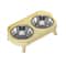 Elevated Ceramic Cat Bowls Double Set With Anti Tip Neck Care Design 3