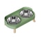 Elevated Ceramic Cat Bowls Double Set With Anti Tip Neck Care Design 4