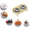 Elevated Ceramic Cat Bowls Double Set With Anti Tip Neck Care Design 8