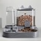 2 In 1 Automatic Pet Feeder And Water Dispenser For Cats And Small Dogs 0