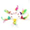 Interactive Feather Mouse Cat Toys Soft Fleece Kitty Play Toys Set 0